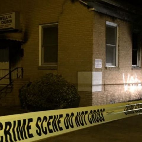 Historically Black Church Burned, Spray Painted With "Vote Trump"