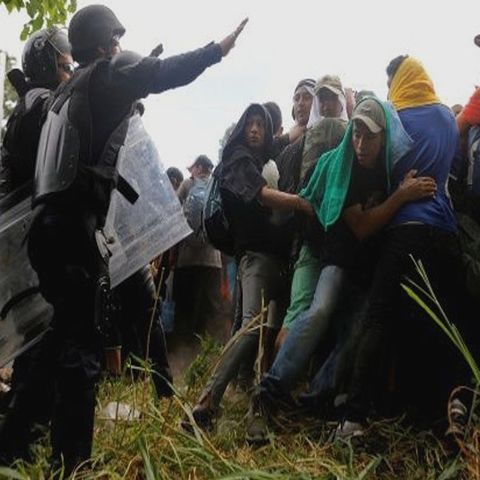 Frenan a migrantes en Chiapas