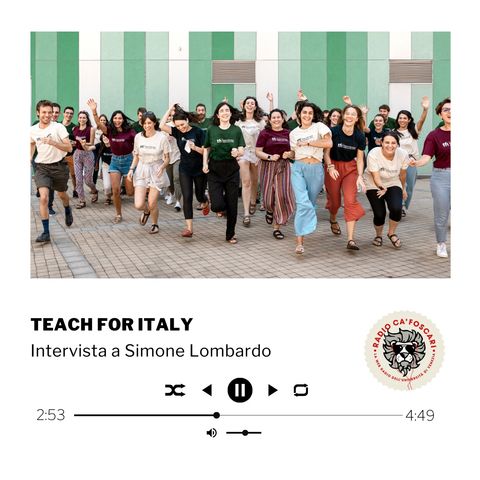 Teach for Italy: intervista a Simone Lombardo