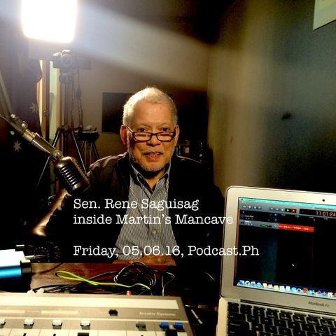 Sen. Rene Saguisag in Martin's Mancave #83