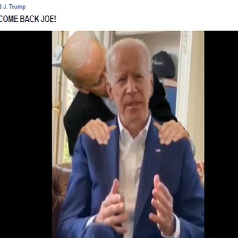 Trump says Sleepy Joe reminds him of running against “Crooked Hillary” in 2016. Do you think Joe Biden has a chance?