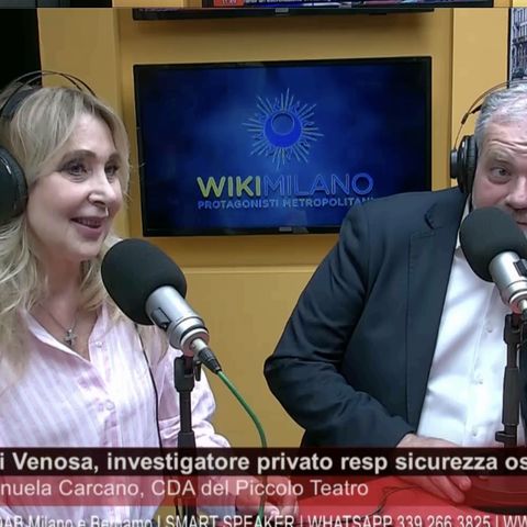 Emanuela Carcano intervistata da Fabio Di Venosa su Radio Lombardia - WikiMilano