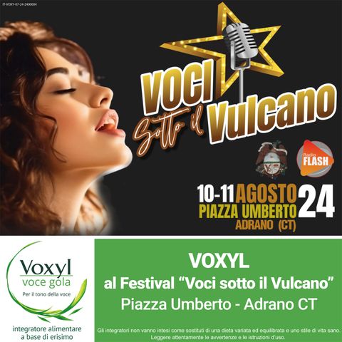 Voxyl Voce Gola al festival “Voci sotto il vulcano 2024”