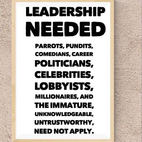 Leaders Wanted