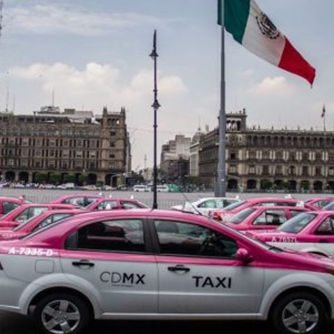 Taxistas anuncian manifestación, este lunes en la CDMX