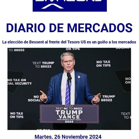 PODCAST PREMIUM DIARIO DE MERCADOS Martes 26 Nov 2024