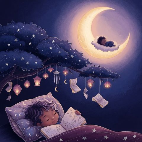 Explore Bedtime Stories: Moonlight Garden Cloud Ship