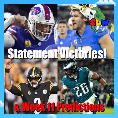 NFL Week 11: Statement Victories! (& Week 12 Predictions)