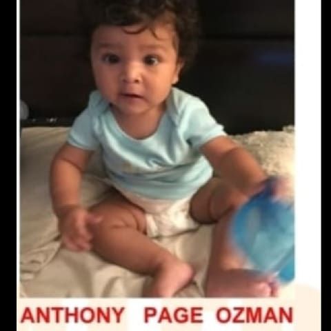 Alerta Amber para localizar al bebé Anthony Page Ozman 