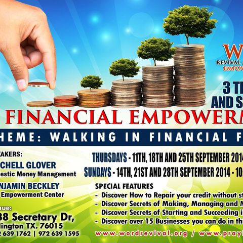 Financial Empowerment Series Pt 3