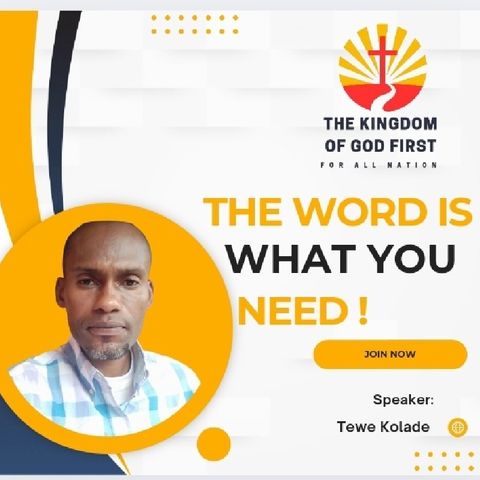 THE WORD IS WHAT YOU NEED!