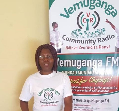 Catherine Vhutuza, Vemuganga Community Radio, Chipinge, Zimbabwe