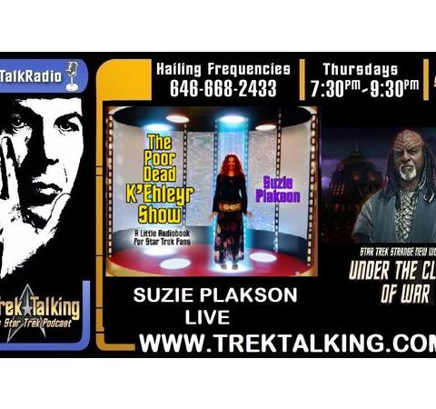 SUZIE PLAKSON joins us LIVE to talk Klingons, Andorians and her new audio book