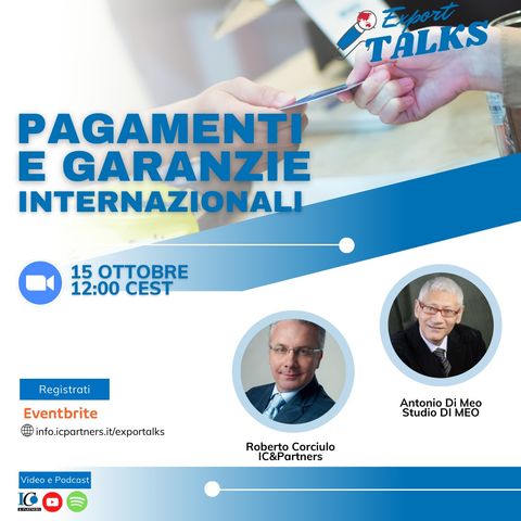 Export Talks: Pagamenti e Garanzie Internazionali