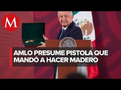 Díaz-Canel entregó a AMLO pistola que mandó a hacer Francisco I. Madero para Pancho Villa(MP3_128K)