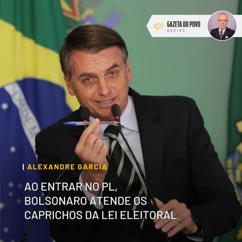 Ao entrar no PL, Bolsonaro atende os caprichos da lei eleitoral