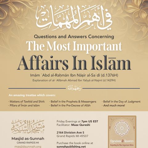 Questions and Answers on the Most Important Affairs in Islam Lesson 4