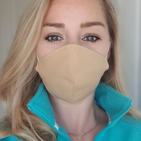 A Tramore woman is making reusable cloth face masks while supporting a charity