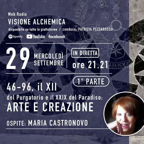 MARIA CASTRONOVO - 46-96, il XII del Purgatorio e il XXIX del Paradiso: ARTE E CREAZIONE (1° Parte)