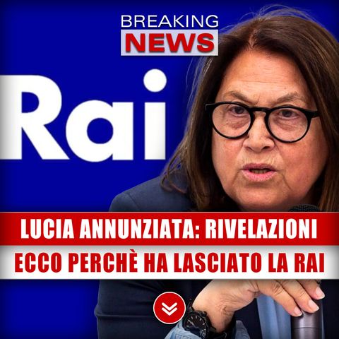 Lucia Annunziata, Rivelazioni: Ecco Perchè Ha Lasciato La Rai!