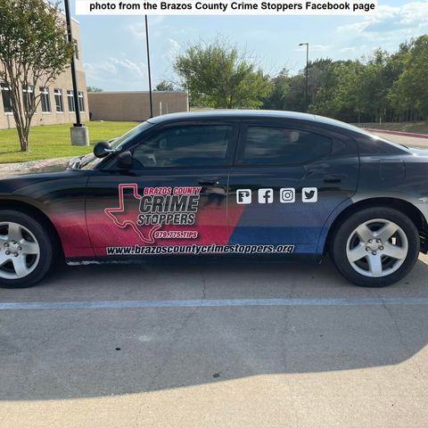 Brazos County Crime Stoppers announces a new reward program and a new vehicle