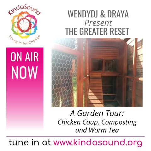 A Garden Tour: Worm Tea, Composting & Chickens | The Greater Reset with WendyDJ & Draya