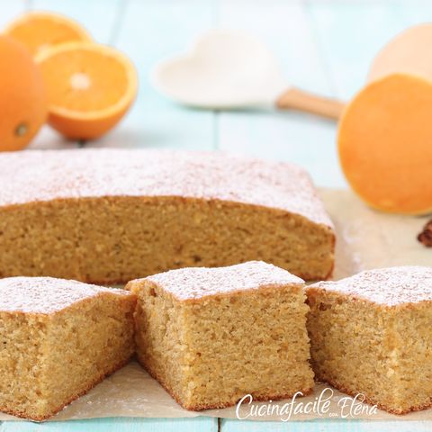 Torta zucca e arancia