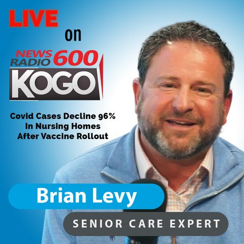 Report: Nursing homes nationwide seeing a 96% decline of COVID cases after vaccine rollout || KOGO San Diego || 4/9/21