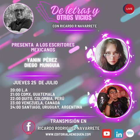 ESCRITORES YANIN PÉREZ Y DIEGO MUNGUIA EP.23