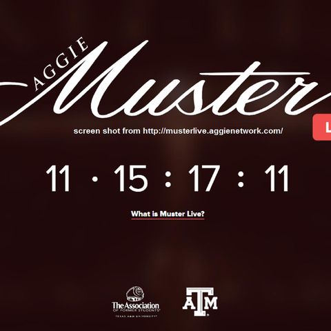 This year's Aggie Muster's worldwide roll call and on-campus program are online
