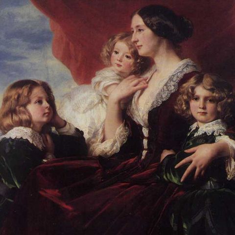 Walentynki w MNW #4 - Franz Xaver Winterhalter, portret Elizy Krasińskiej z dziećmi
