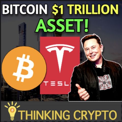Bitcoin A $1 Trillion Asset Soon & Tesla's $1.5B BTC Investment Now Worth $2.1 Billion!