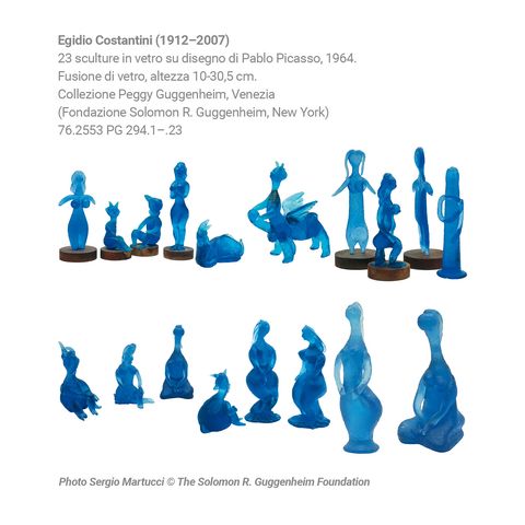 LUCEARTE - Ep. 3 | Egidio Costantini - Twenty-three glass sculptures after sketches by Picasso, 1964