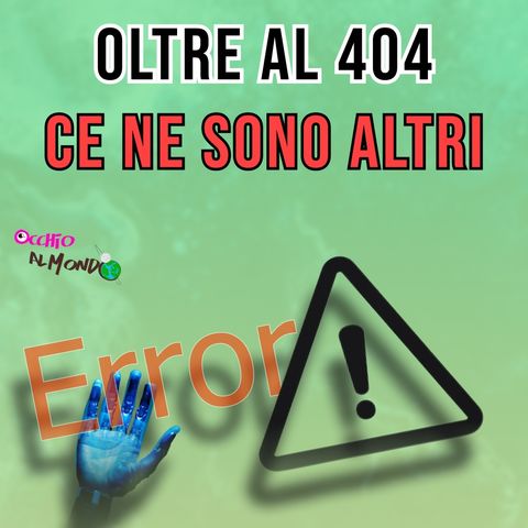 Ci sono altri errori oltre al 404!