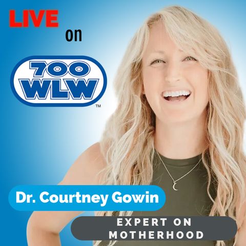 Dr. Courtney Gowin and legendary radio host Ken Broo's fun-filled conversation about motherhood! || Talk Radio WLW Cincinnati || 7/20/21