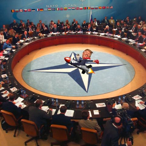 Trump urges EU ( HAND OVER UKRAINE TO RUSSIA)!?!