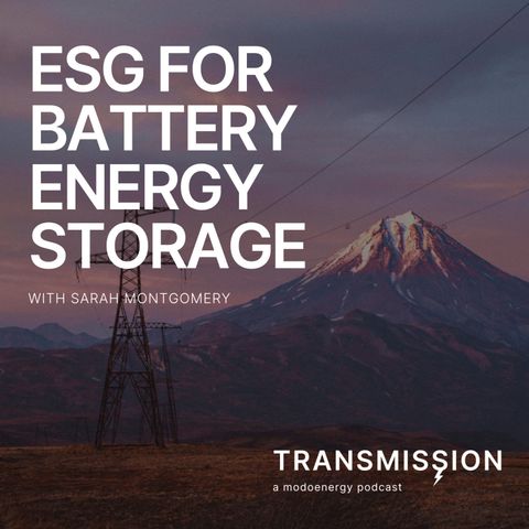 ESG in battery supply chains with Sarah Montgomery (CEO & Co-Founder of Infyos)