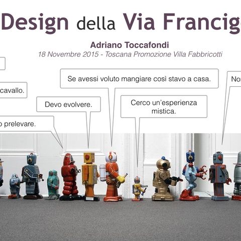 Il Design della Via Francigena (Adriano Toccafondi)