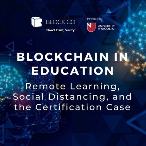 Blockchain in Education: Remote Learning, Social Distancing and the Certification Case
