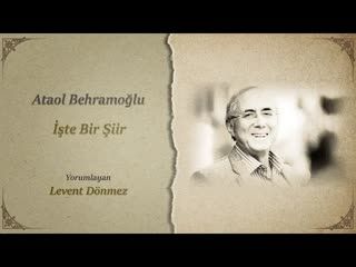 Ataol Behramoğlu   İşte Bir Şiir