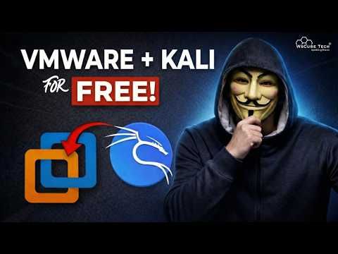 VMware Pro Free Version | Kali Linux Installation on Windows 11 (2026)