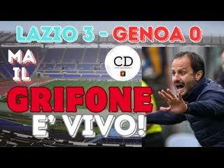 LAZIO-GENOA 3-0 risultato bugiardo per un GRIFONE che gioca quasi alla pari e cede solo alla fine