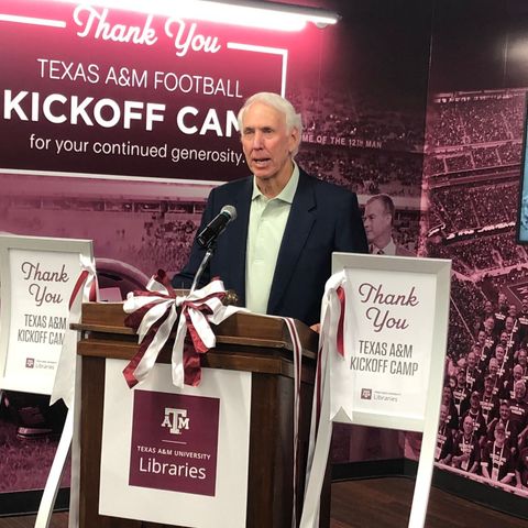 Texas A&M University Libraries Honors Aggie Football Kickoff Camp
