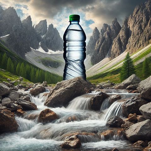 "Why does mineral water that '"has trickled through mountains for centuries" have a, "use by" date?"