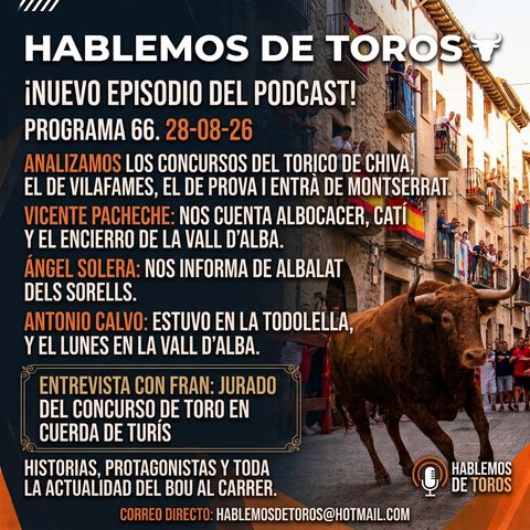 Programa 66. 27-08-26
