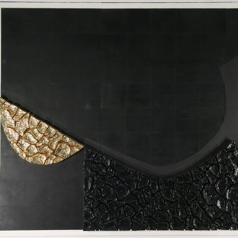 Alberto Burri, Black and Gold