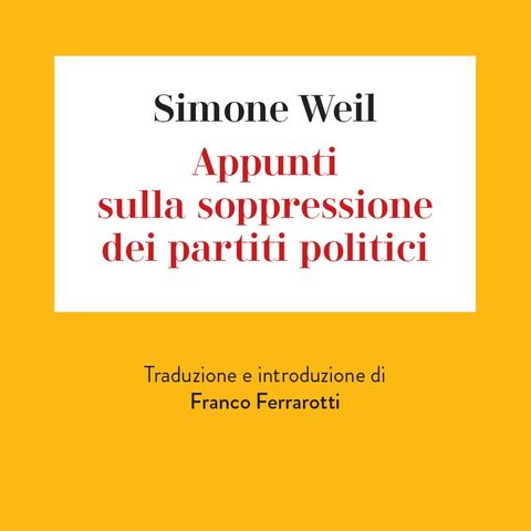 Franco Ferrarotti "Appunti sulla soppressione dei partiti politici"