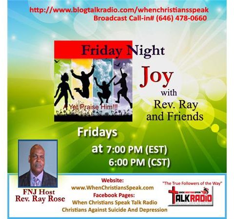 Friday Night Joy with Rev. Ray: TAKE NO THOUGHT! REPLAY Part 1 Matthew 6:25