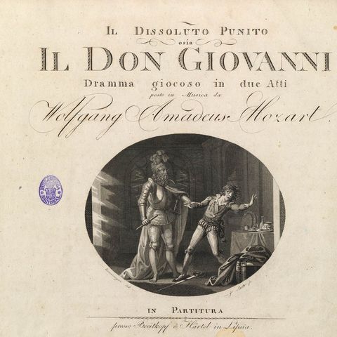 Tutto nel Mondo è Burla stasera all'opera - W. A. Mozart "Don Giovanni"