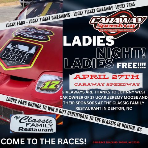 "Ladie's Night Challenger Twins" from the Caraway Speedway!! #WeAreCRN #CRNMotorsports